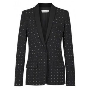 A.L.C. James Studded Crepe Blazer Black 2